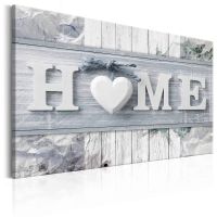 Home: Winter House canvas print - flot billede på lærred