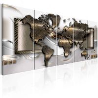 Exclusive Map canvas print - flot billede på lærred