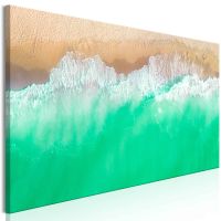 Coast (1 del) Grøn canvas print - flot billede på lærred