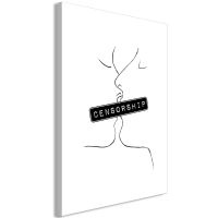 Censorship (1 del)  canvas print - flot billede på lærred