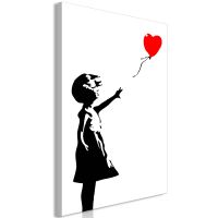 Little Girl with a Balloon (1 del)  canvas print - flot billede på lærred
