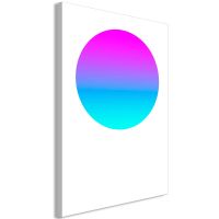 Colourful Circle (1 del)  canvas print - flot billede på lærred