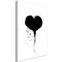 Destroyed Heart (1 del)  canvas print - flot billede på lærred