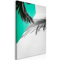 Palmebladenes skygge (1 del)  canvas print - flot billede på lærred