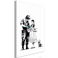 Dorothy and Policeman (1 del)  canvas print - flot billede på lærred