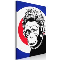 Queen of Monkeys (1 del)  canvas print - flot billede på lærred