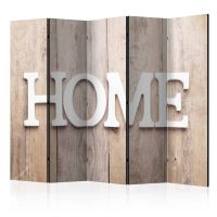 Room divider – Home on wooden boards-1