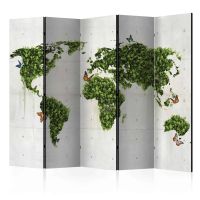 The butterfly garden II skærmvæg. Dekorativ flytbar skillevæg / rumdeler til hjem eller kontor.