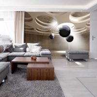 Geometric Glare fotostat - flot foto tapet til væggen