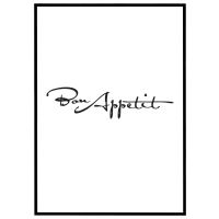Bon appetit billede - Flot print til boligen