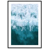 Havets bølger billede - Flot print til boligen