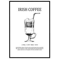 Irish Coffee - opskrift billede - Flot print til boligen