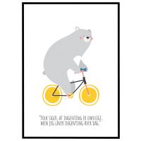 Folk siger ingenting er umuligt billede - Flot print til boligen