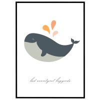 Lad eventyret begynde billede - Flot print til boligen