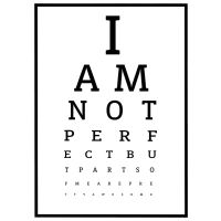 I am not perfect but pretty awesome billede - Flot print til boligen