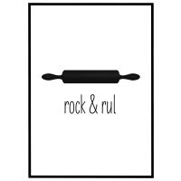 Rock & rul billede - Flot print til boligen
