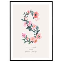 Self Love - make yourself a priority billede - Flot print til boligen