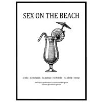 Sex on the Beach - opskrift billede - Flot print til boligen