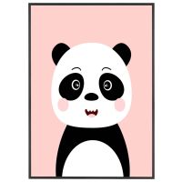 Sød panda billede - Flot print til boligen