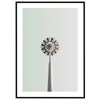 Stålblomst billede - Flot print til boligen