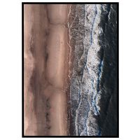 Vesterhavet - luftfoto billede - Flot print til boligen