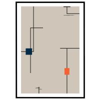 Vintage komposition #5 billede - Flot print til boligen