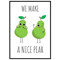We make a nice pear billede - Flot print til boligen