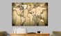 World Map: The Sands of Time canvas print - flot billede på lærred