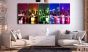 Rainbow New York (5 dele)  canvas print - flot billede på lærred