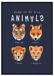 Born to be wild - animals billede - Flot print til boligen