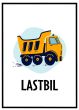 Lastbil billede - Flot print til boligen