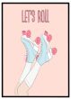 Let's roll billede - Flot print til boligen