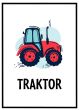 Traktor billede - Flot print til boligen