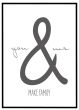 You & Me make family billede - Flot print til boligen