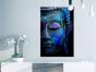 Blue Buddha canvas print - flot billede på lærred