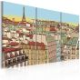 Sweet Paris canvas print - flot billede på lærred