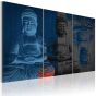 Buddha - sculpture canvas print - flot billede på lærred