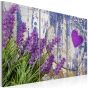 Lawender love canvas print - flot billede på lærred