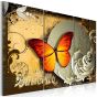 Flight of a butterfly canvas print - flot billede på lærred