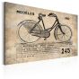 N° 1245 - Bicyclette canvas print - flot billede på lærred