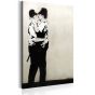 Kissing Coppers by Banksy canvas print - flot billede på lærred