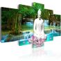 Zen Waterfall canvas print - flot billede på lærred