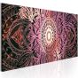 Ruby Mandala canvas print - flot billede på lærred