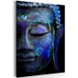 Blue Buddha canvas print - flot billede på lærred