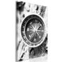 Black and White Compass (1 del)  canvas print - flot billede på lærred