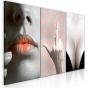 Femininity (3 dele) canvas print - flot billede på lærred