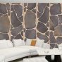 Rock mosaic tapet - flot tapet til væggen