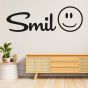 Smil wall sticker. Flot vægklistermærke til hjemmet.