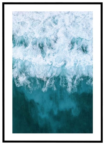 Havets bølger billede - Flot print til boligen