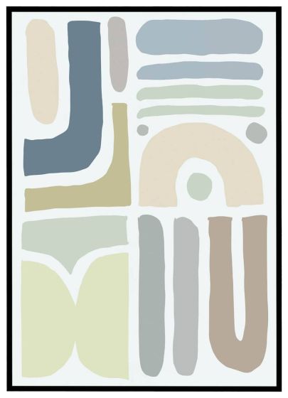 Organiske former #4 billede - Flot print til boligen